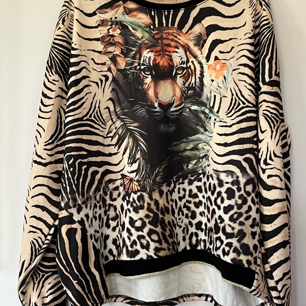 Animal Print Tiger Sweatshirt